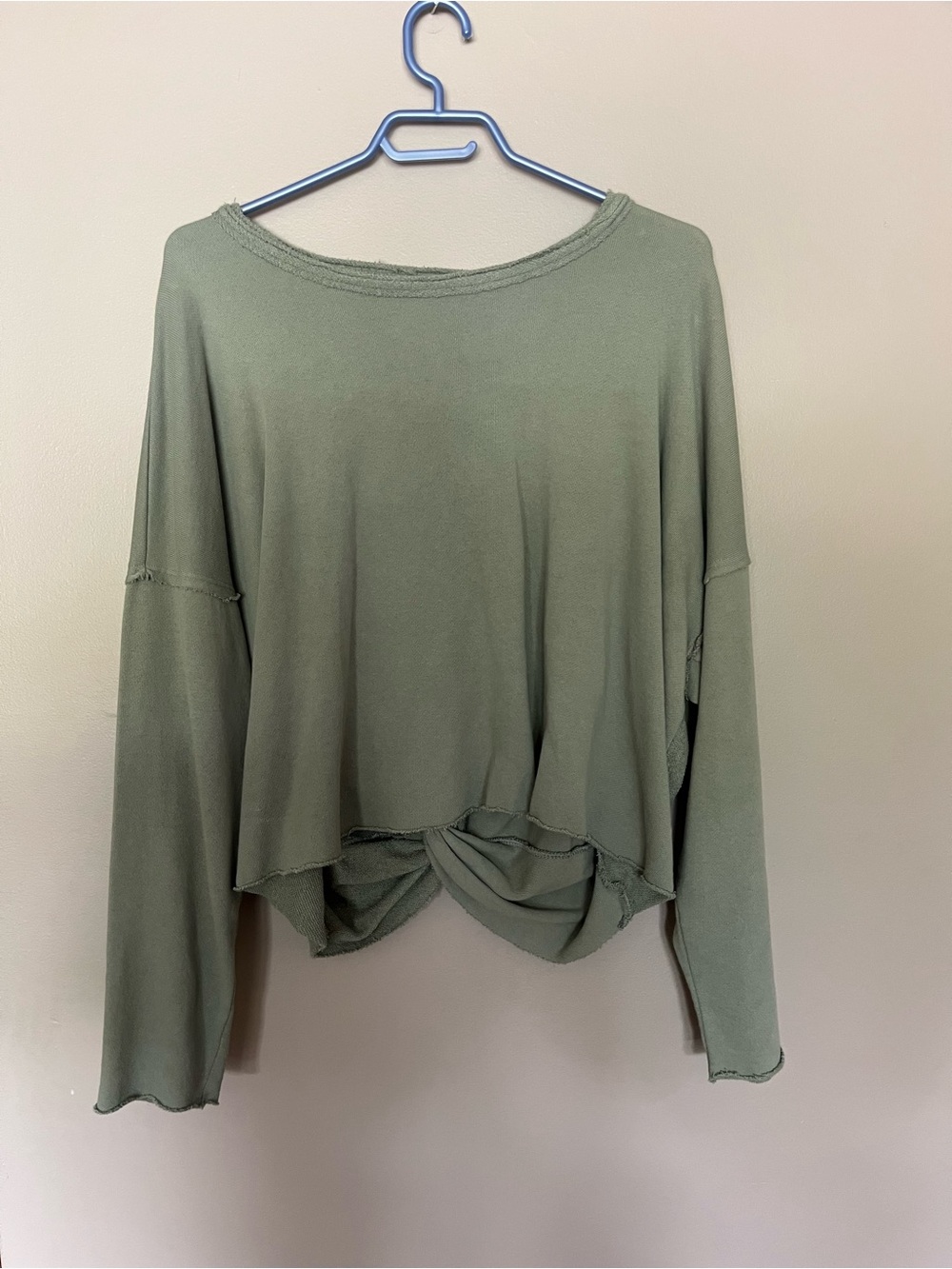 Aerie Soft Green Knit Sweater
